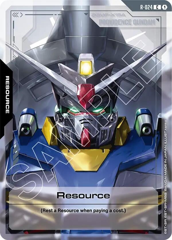 Image for Resource (R-024) (R-024) (Steel Requiem) - Gundam Card Game