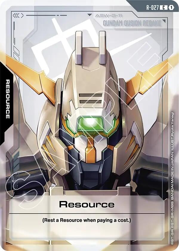 Image for Resource (R-027) (R-027) (Steel Requiem) - Gundam Card Game