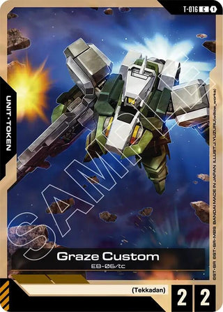 Image for Graze Custom (T-016) (Steel Requiem) - Gundam Card Game