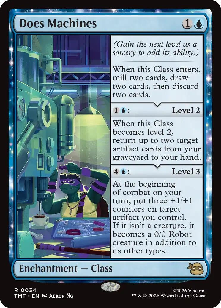 Image for Does Machines (34) (Teenage Mutant Ninja Turtles) - Magic: The Gathering