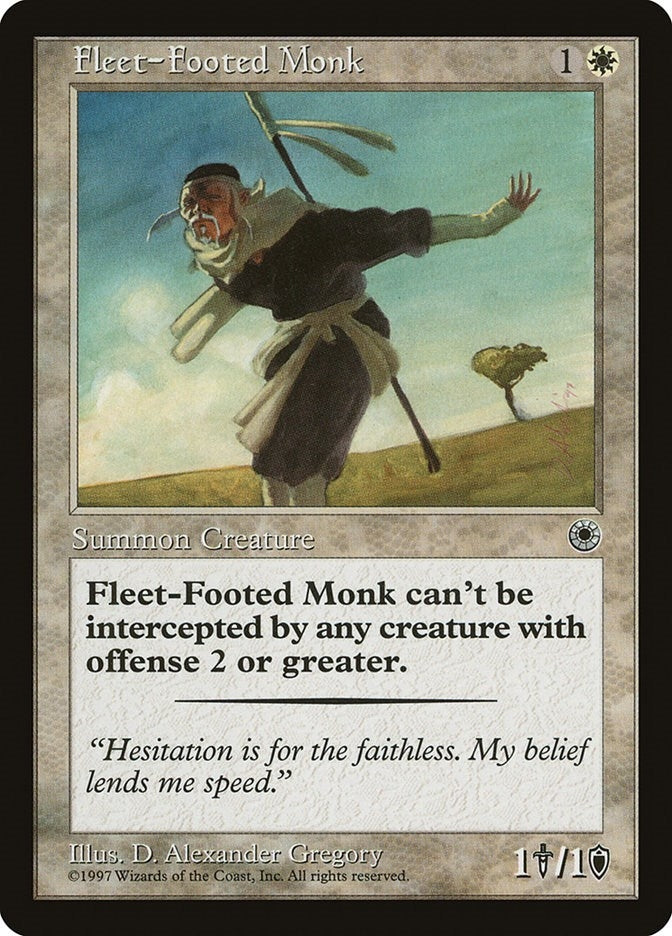 Fleet-Footed Monk [POR] - MTG Single