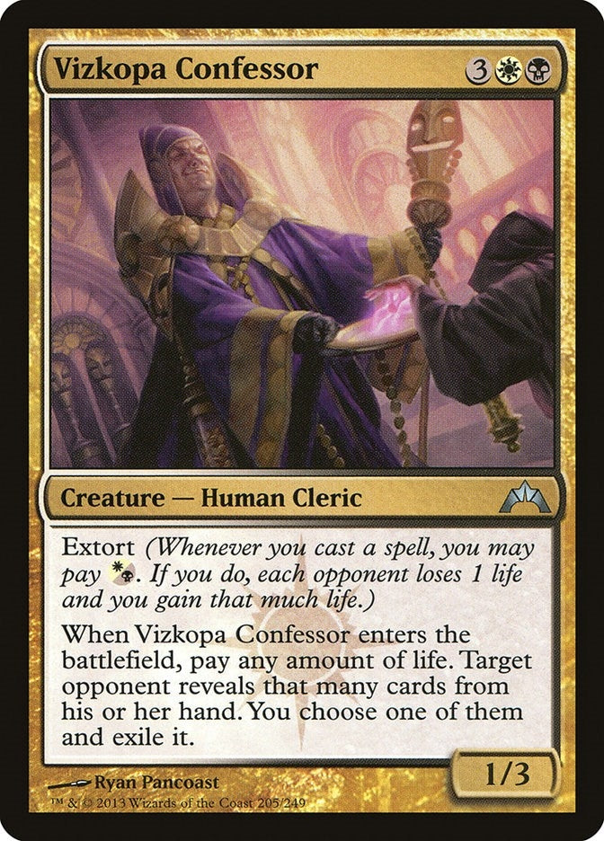 Vizkopa Confessor (205) [GTC] - MTG Single