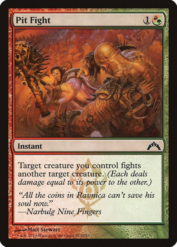 Pit Fight (223) [GTC] - MTG Single
