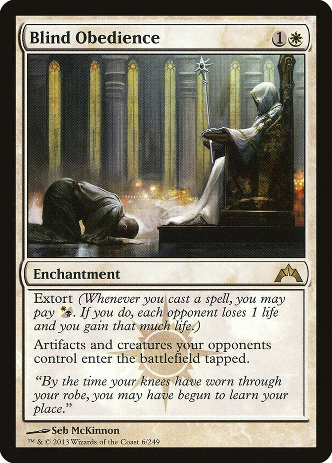 Blind Obedience (6) [GTC] - MTG Single