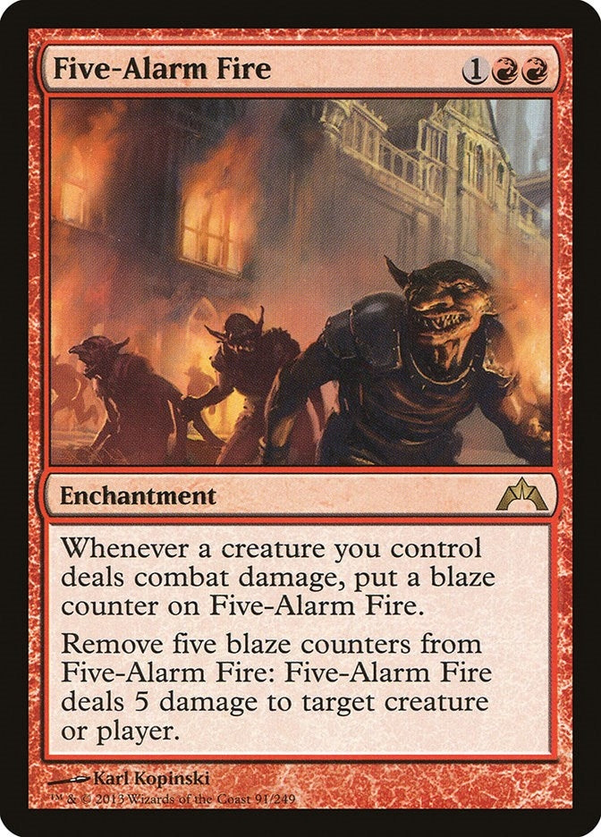 Five-Alarm Fire (91) [GTC] - MTG Single