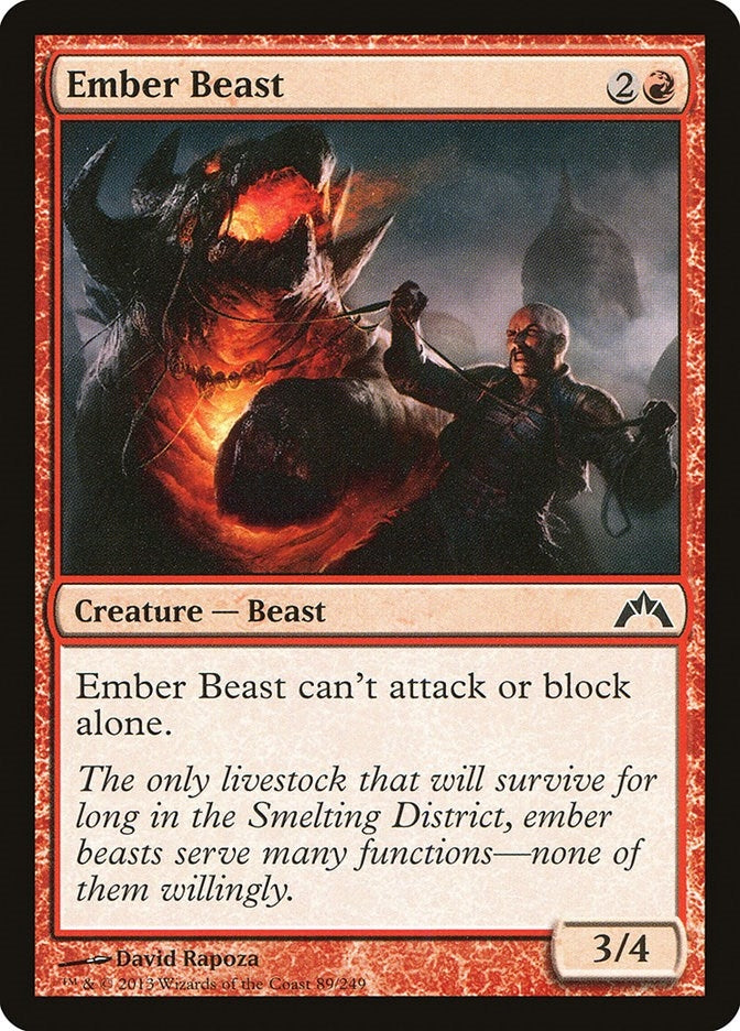 Ember Beast (89) [GTC] - MTG Single