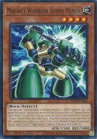 Magnet Warrior Sigma Minus (BPRO-EN006) (Burst Protocol)