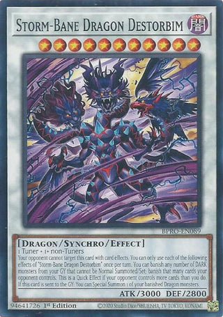 Storm-Bane Dragon Destorbim (BPRO-EN089) (Burst Protocol)