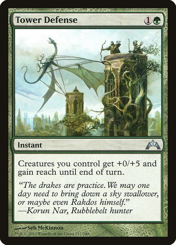 Tower Defense (137) [GTC] - MTG Single