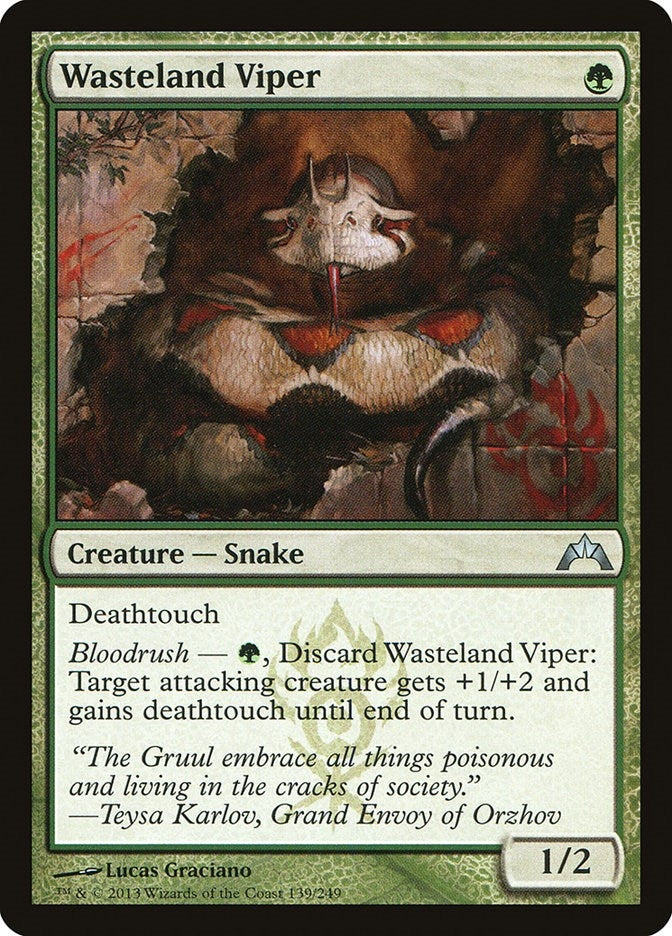 Wasteland Viper (139) [GTC] - MTG Single