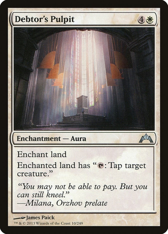Debtor’s Pulpit (10) [GTC] - MTG Single