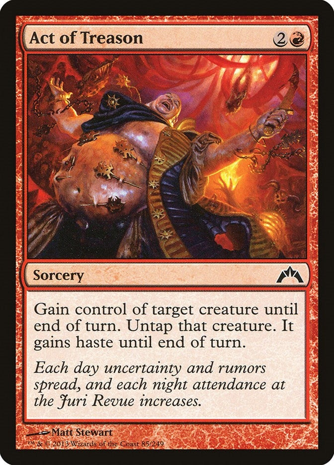 Act of Treason (85) [GTC] - MTG Single