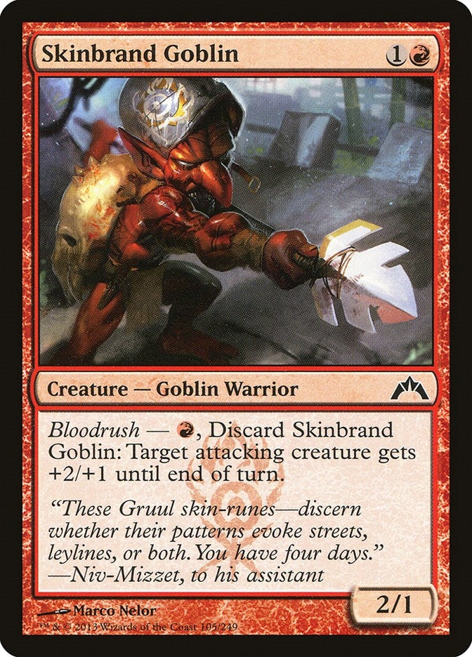 Skinbrand Goblin (105) [GTC] - MTG Single