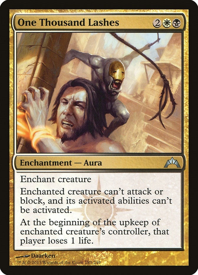 One Thousand Lashes (183) [GTC] - MTG Single