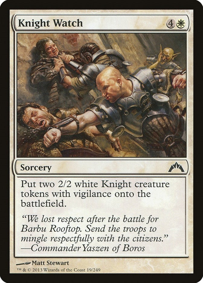 Knight Watch (19) [GTC] - MTG Single
