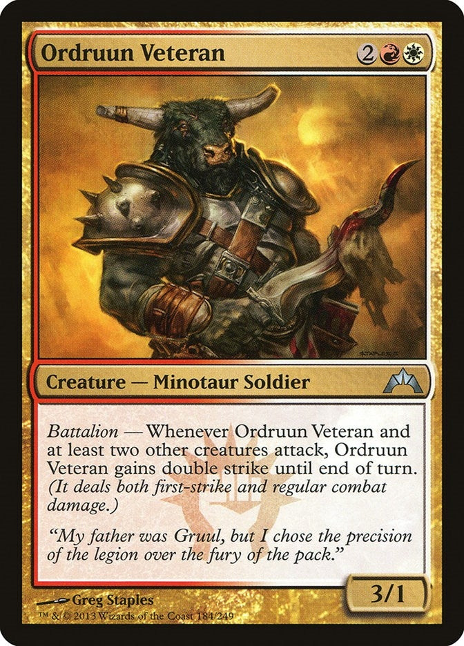 Ordruun Veteran (184) [GTC] - MTG Single