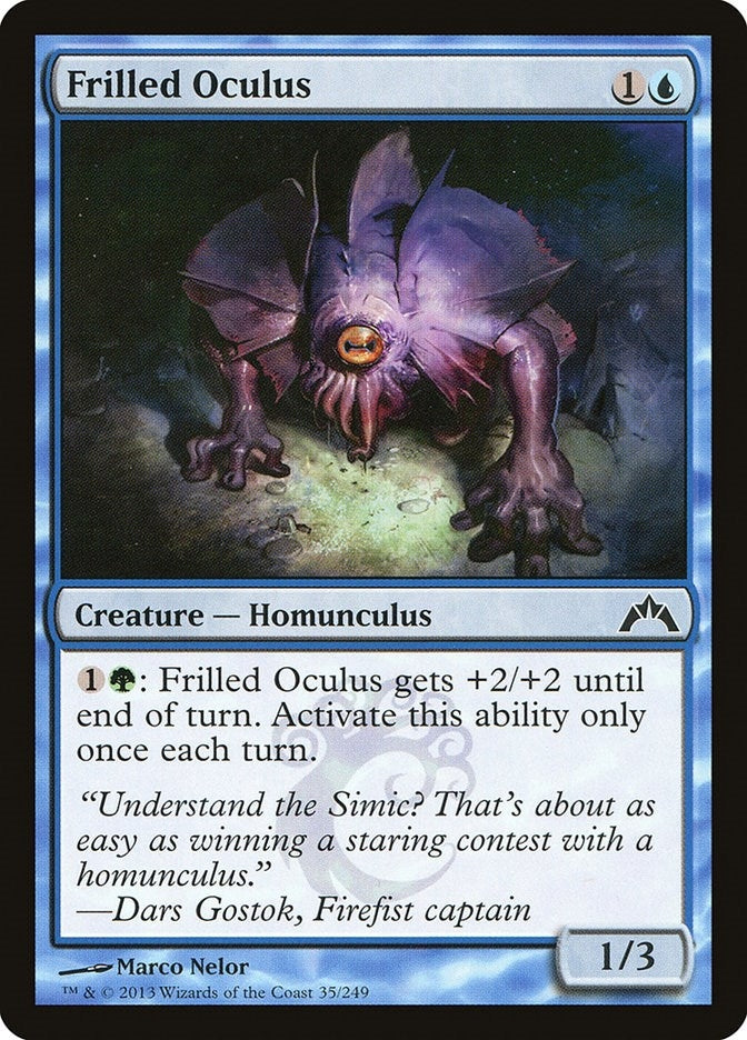 Frilled Oculus (35) [GTC] - MTG Single