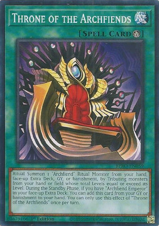 Throne of the Archfiends (BPRO-EN059) (Burst Protocol)