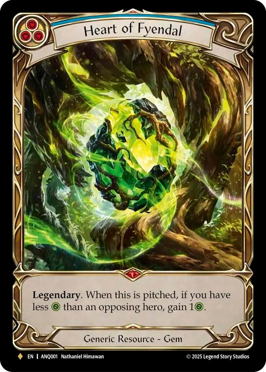Image for Heart of Fyendal (ANQ001) (Compendium of Rathe - Antiquity Pack) - Flesh and Blood TCG