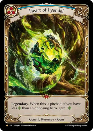 Image for Heart of Fyendal (ANQ001) (Compendium of Rathe - Antiquity Pack) - Flesh and Blood TCG
