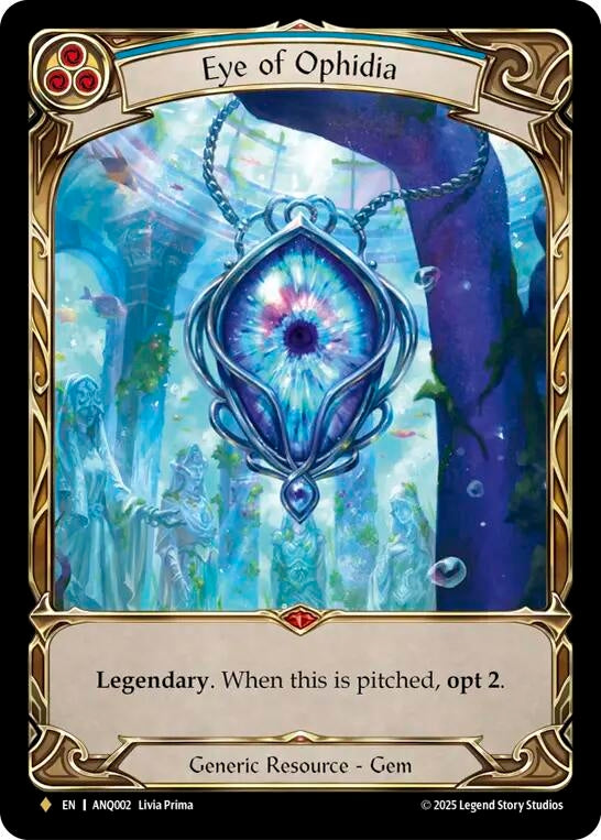 Image for Eye of Ophidia (ANQ002) (Compendium of Rathe - Antiquity Pack) - Flesh and Blood TCG