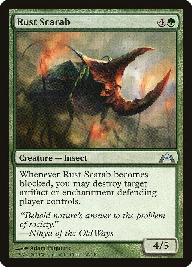Rust Scarab (130) [GTC] - MTG Single