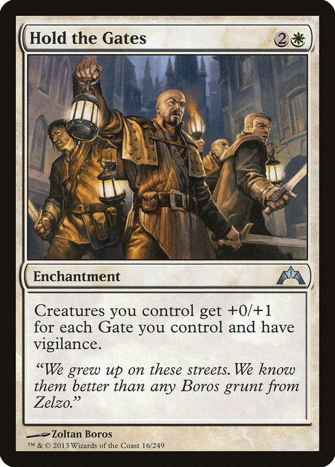 Hold the Gates (16) [GTC] - MTG Single