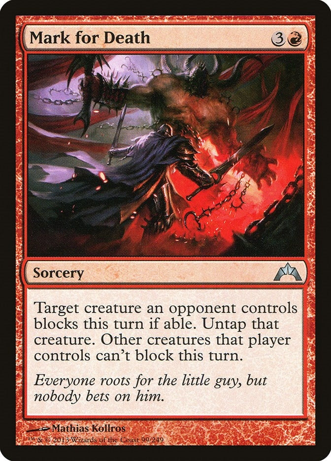 Mark for Death (99) [GTC] - MTG Single