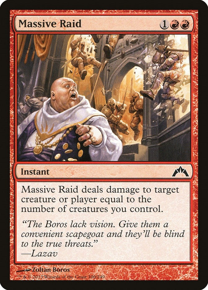 Massive Raid (100) [GTC] - MTG Single