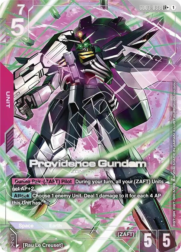 Image for Providence Gundam (LR+) (GD03-033) (Steel Requiem) - Gundam Card Game