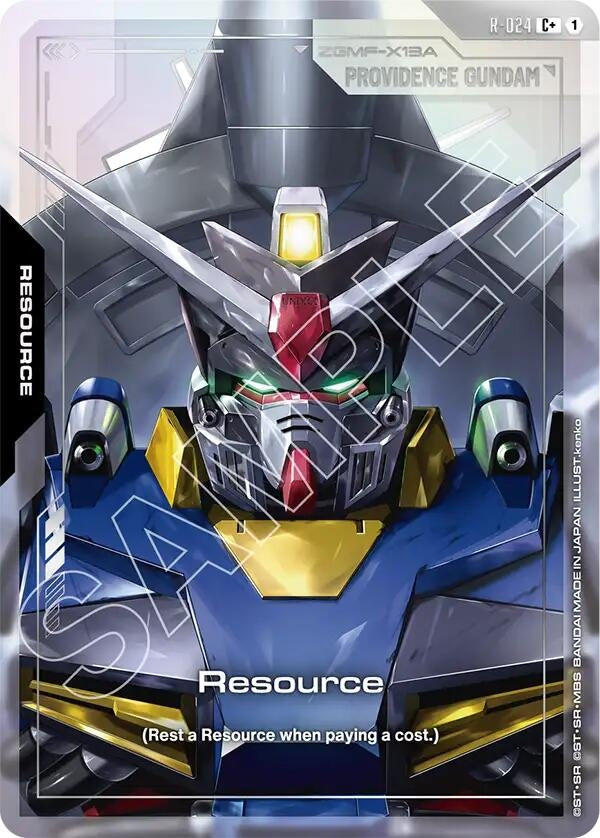Image for Resource (R-024) (C+) (R-024) (Steel Requiem) - Gundam Card Game