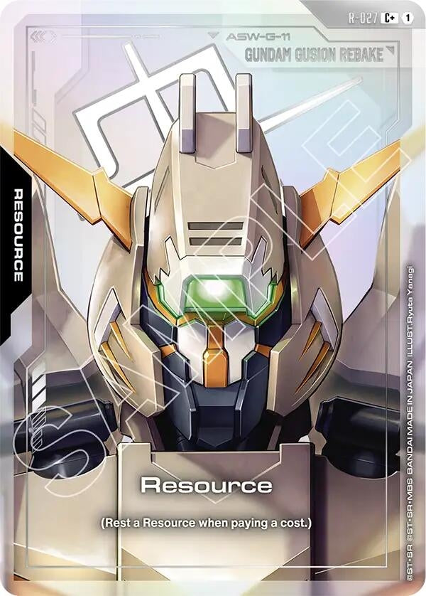 Image for Resource (R-027) (C+) (R-027) (Steel Requiem) - Gundam Card Game