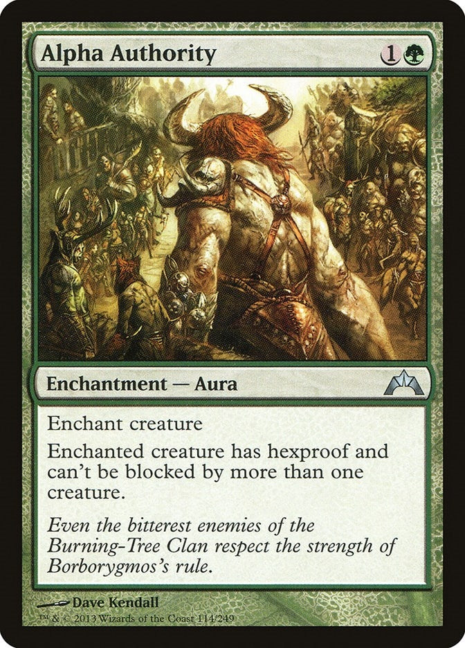 Alpha Authority (114) [GTC] - MTG Single