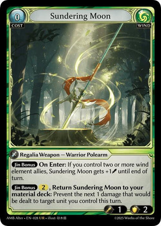 Image for Sundering Moon (028) (Mortal Ambition Alter Edition) - Grand Archive TCG
