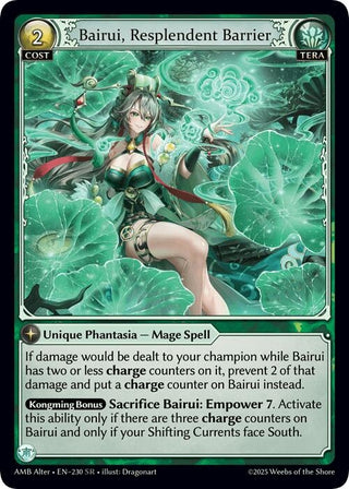 Image for Bairui, Resplendent Barrier (230) (Mortal Ambition Alter Edition) - Grand Archive TCG
