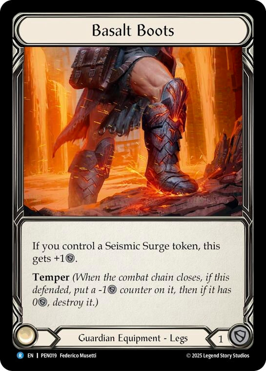 Image for Basalt Boots (PEN019) (Compendium of Rathe) - Flesh and Blood TCG