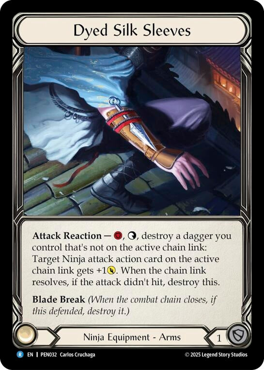 Image for Dyed Silk Sleeves (PEN032) (Compendium of Rathe) - Flesh and Blood TCG