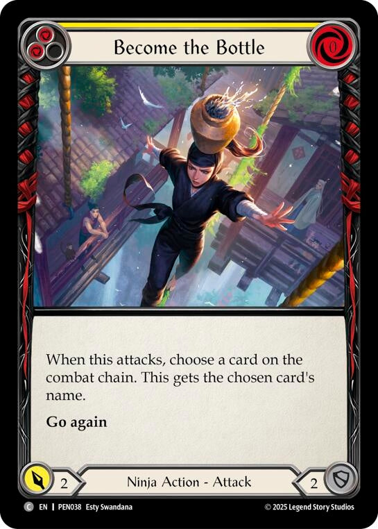 Image for Become The Bottle (Yellow) (PEN038) (Compendium of Rathe) - Flesh and Blood TCG