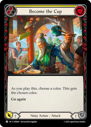 Image for Become The Cup (Yellow) (PEN041) (Compendium of Rathe) - Flesh and Blood TCG