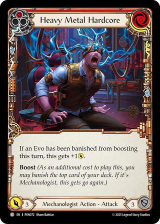 Image for Heavy Metal Hardcore (Red) (PEN072) (Compendium of Rathe) - Flesh and Blood TCG