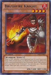 Brushfire Knight (37) (CBLZ) - YuGiOh Single