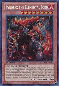 Pyrorex the Elemental Lord (40) (CBLZ) - YuGiOh Single