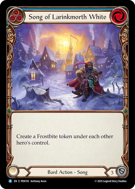 Image for Song Of Larinkmorth White (Blue) (PEN150) (Compendium of Rathe) - Flesh and Blood TCG