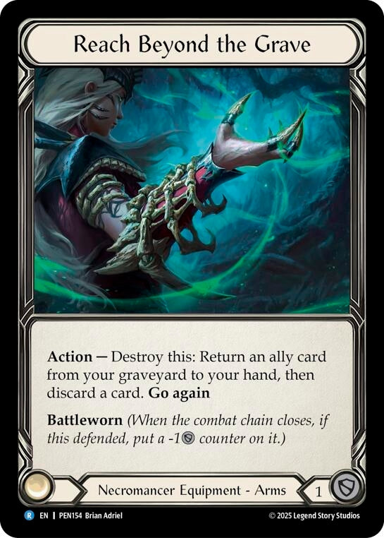 Image for Reach Beyond The Grave (PEN154) (Compendium of Rathe) - Flesh and Blood TCG