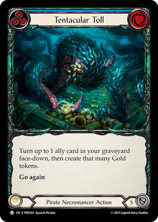 Image for Tentacular Toll (Blue) (PEN164) (Compendium of Rathe) - Flesh and Blood TCG