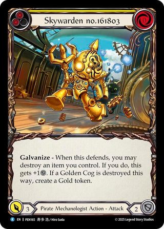 Image for Skywarden No(Red)6(Red)80(Blue) (Yellow) (PEN165) (Compendium of Rathe) - Flesh and Blood TCG