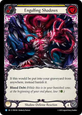 Image for Engulfing Shadows (Yellow) (PEN194) (Compendium of Rathe) - Flesh and Blood TCG