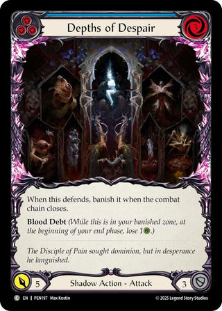 Image for Depths Of Despair (Blue) (PEN197) (Compendium of Rathe) - Flesh and Blood TCG