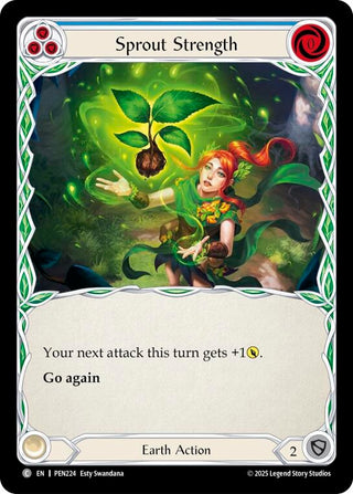 Image for Sprout Strength (Blue) (PEN224) (Compendium of Rathe) - Flesh and Blood TCG