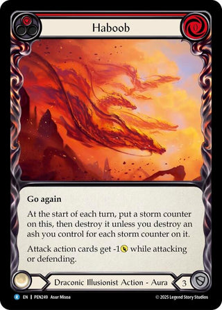 Image for Haboob (Red) (PEN249) (Compendium of Rathe) - Flesh and Blood TCG
